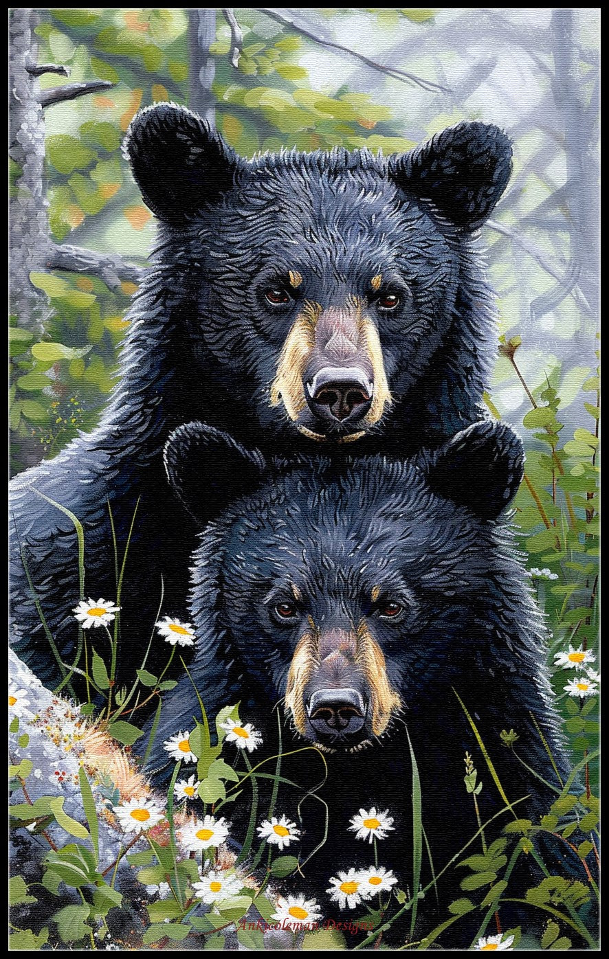 Black Bear Lookout - Counted Cross Stitch Patterns Embroidery Crafts N 