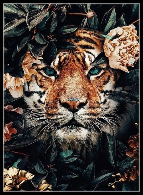 Wild Jungle Animal 10 - Counted Cross Stitch Patterns Embroidery Crafts Needlework DIY Chart DMC Color