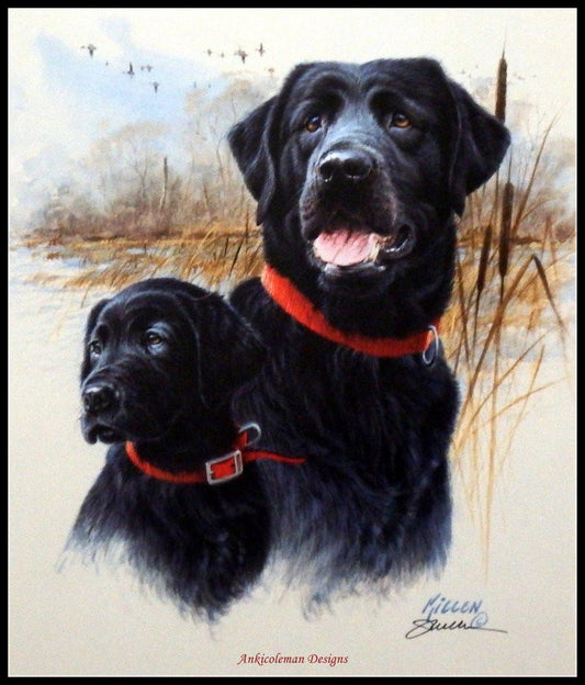 Dogs and Puppies 4 - Counted Cross Stitch Patterns Embroidery Crafts Needlework DIY Chart DMC Color