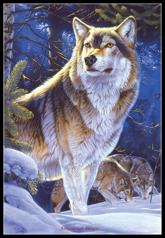 Wolves Collection 10 - Counted Cross Stitch Patterns Embroidery Crafts Needlework DIY Chart DMC Color