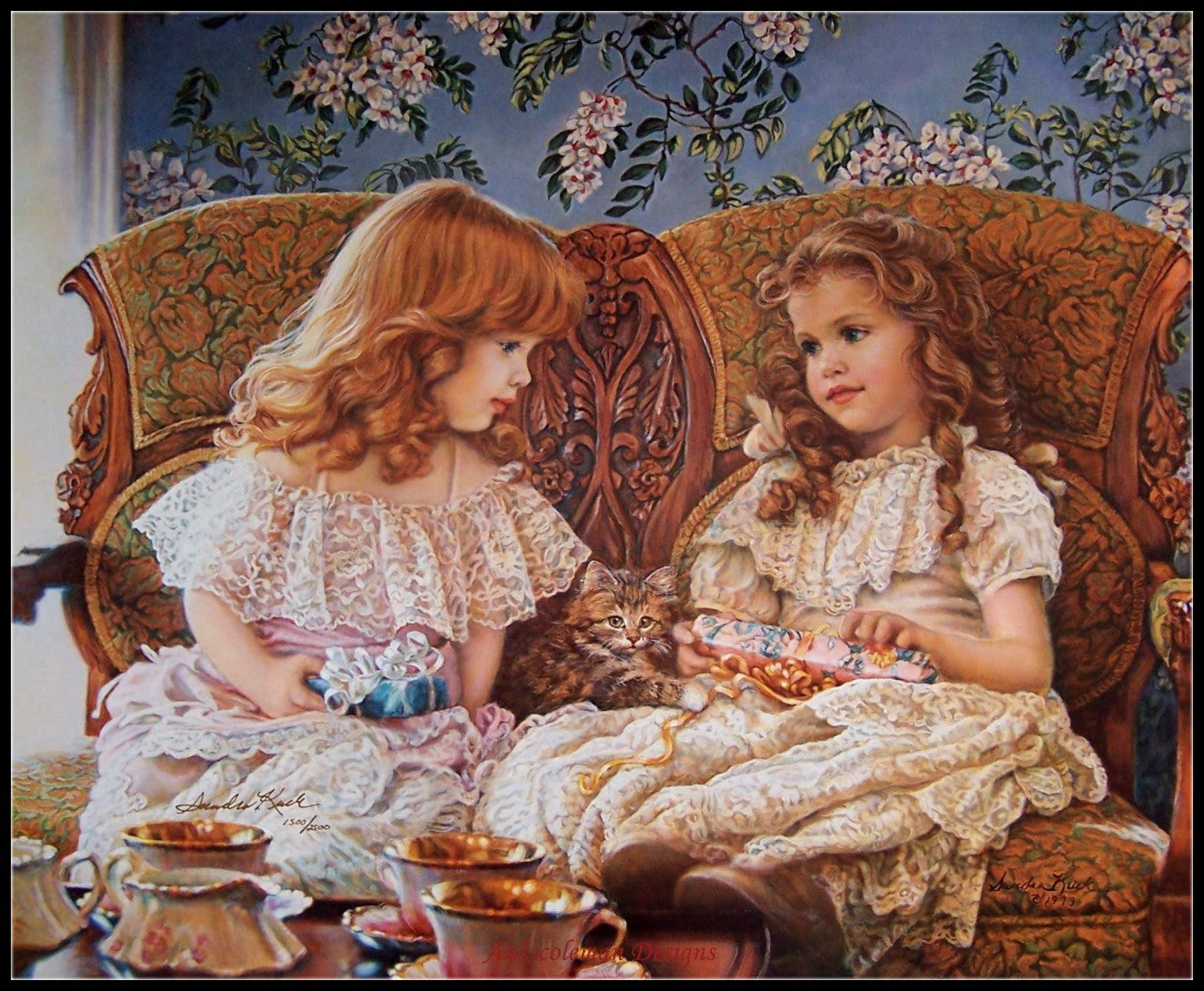 Best of Friends - Counted Cross Stitch Patterns Embroidery Crafts Needlework DIY Chart DMC Color