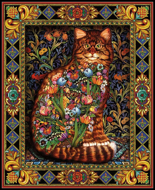 Decor Cat Collection 1 - Counted Cross Stitch Patterns Embroidery Crafts Needlework DIY Chart DMC Color