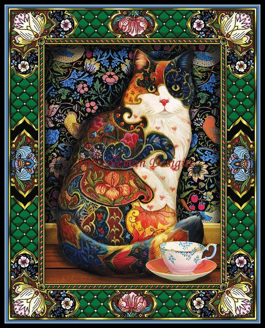 Decor Cat Collection 2 - Counted Cross Stitch Patterns Embroidery Crafts Needlework DIY Chart DMC Color