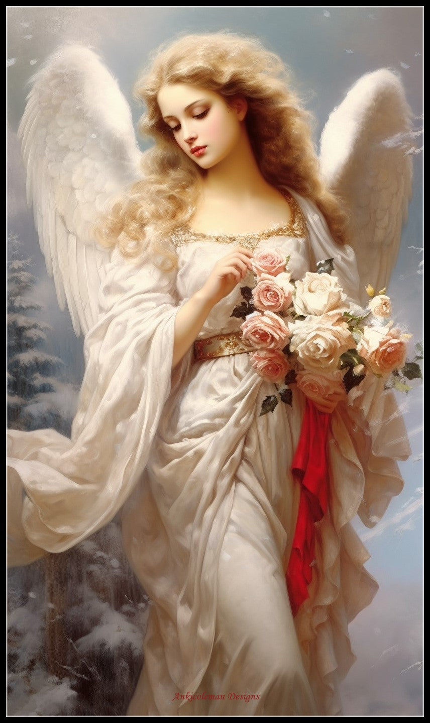 Victorian Winter Angel - Cross Stitch Patterns