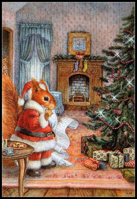 His Gift List - Counted Cross Stitch Patterns Embroidery Crafts Needlework DIY Chart DMC Color