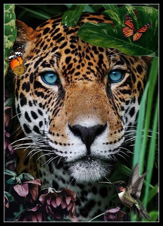 Wild Jungle Animal 9 - Counted Cross Stitch Patterns Embroidery Crafts Needlework DIY Chart DMC Color