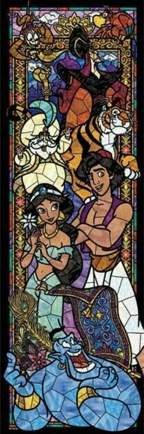 Characters Stained Glass 3-1 - Counted Cross Stitch Patterns Embroidery Crafts Needlework DIY Chart DMC Color