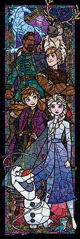 Characters Stained Glass 3-3 - Counted Cross Stitch Patterns Embroidery Crafts Needlework DIY Chart DMC Color