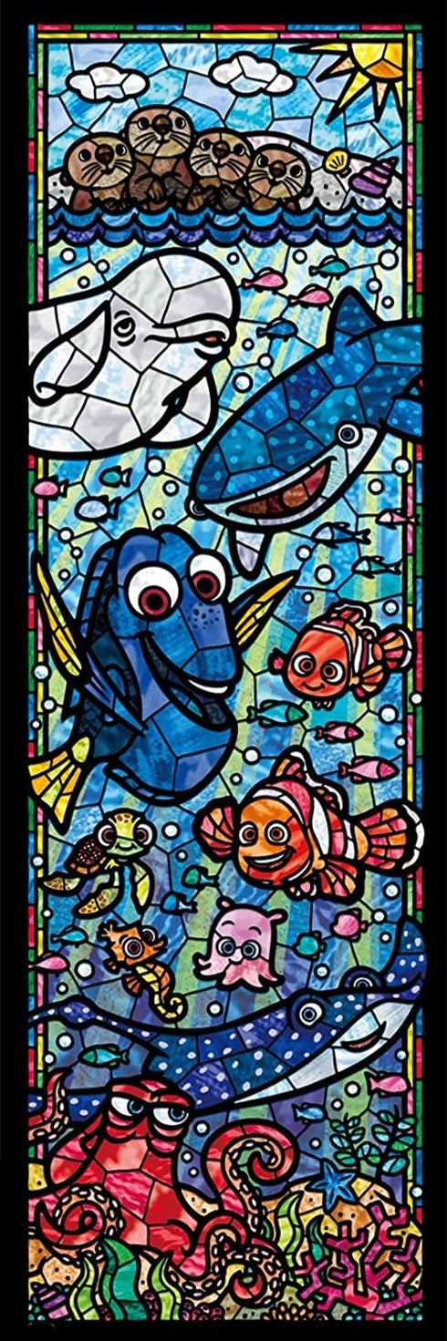 Characters Stained Glass 3-7 - Counted Cross Stitch Patterns Embroidery Crafts Needlework DIY Chart DMC Color