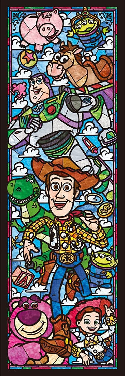 Characters Stained Glass 3-9 - Counted Cross Stitch Patterns Embroidery Crafts Needlework DIY Chart DMC Color