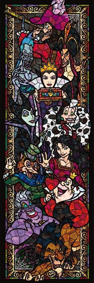 Characters Stained Glass 3-4 - Counted Cross Stitch Patterns Embroidery Crafts Needlework DIY Chart DMC Color