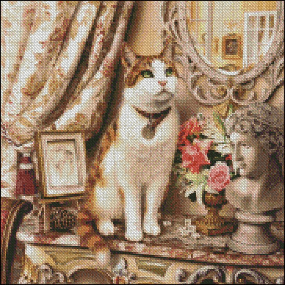 Cat Collection 2 - Counted Cross Stitch Patterns Embroidery Crafts Needlework DIY Chart DMC Color