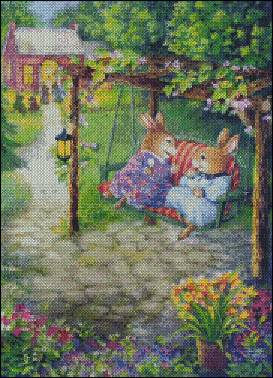 Happily Ever 13 - Counted Cross Stitch Patterns Embroidery Crafts Needlework DIY Chart DMC Color