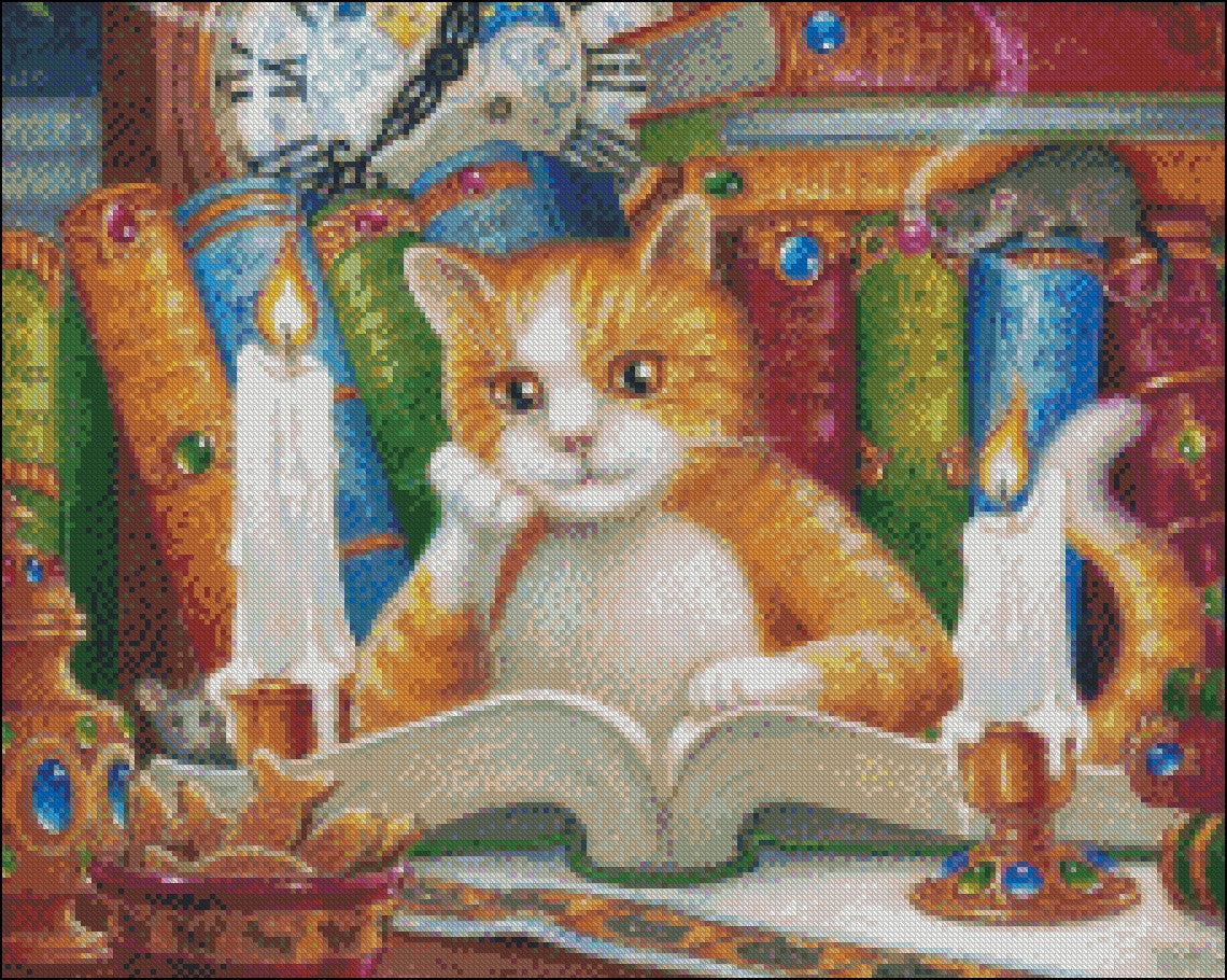 Cat Collection 2-1 - Counted Cross Stitch Patterns Embroidery Crafts Needlework DIY Chart DMC Color