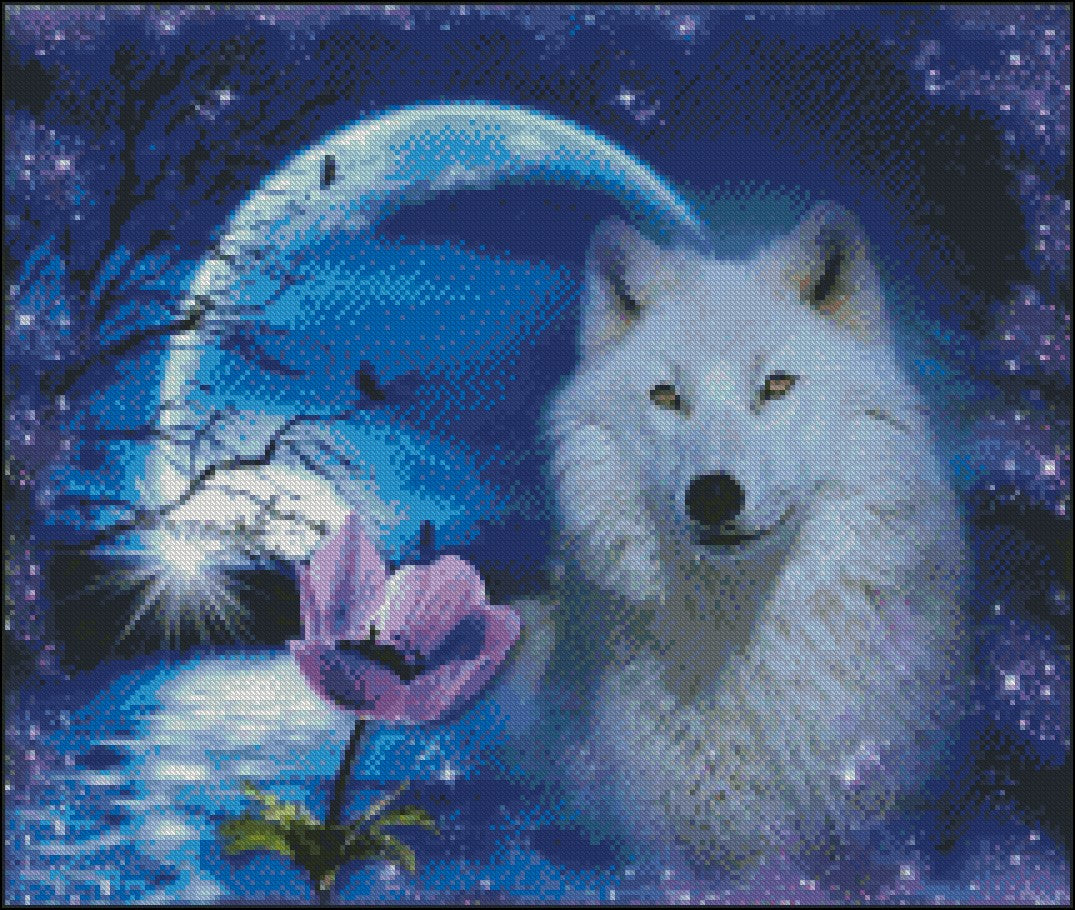 Wolves Collection 13 - Counted Cross Stitch Patterns Embroidery Crafts Needlework DIY Chart DMC Color