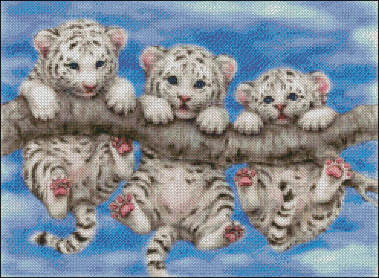 Hang in there - Counted Cross Stitch Patterns Embroidery Crafts Needlework DIY Chart DMC Color