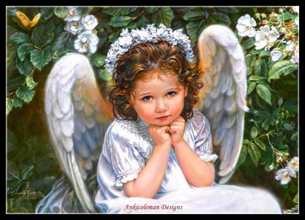 Little Angels 15 - Counted Cross Stitch Patterns Embroidery Crafts Needlework DIY Chart DMC Color