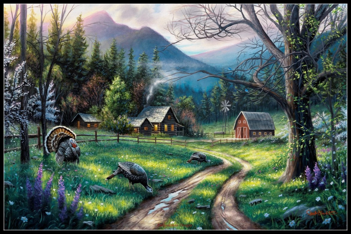 Bear Creek Ranch - Counted Cross Stitch Patterns Embroidery Crafts Needlework DIY Chart DMC Color