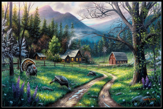 Bear Creek Ranch - Counted Cross Stitch Patterns Embroidery Crafts Needlework DIY Chart DMC Color