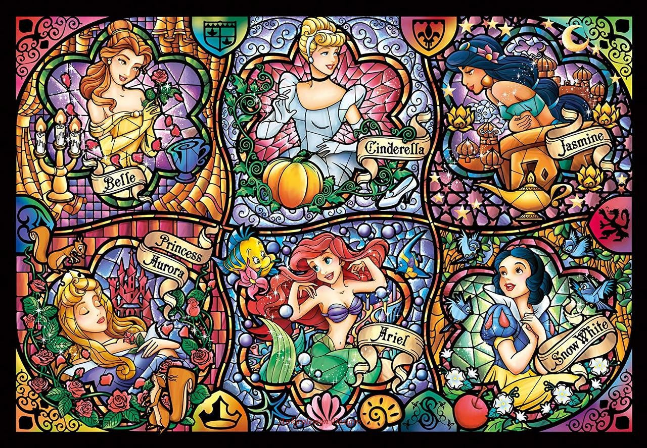 Six Princesses - Counted Cross Stitch Patterns Embroidery Crafts Needlework DIY Chart DMC Color