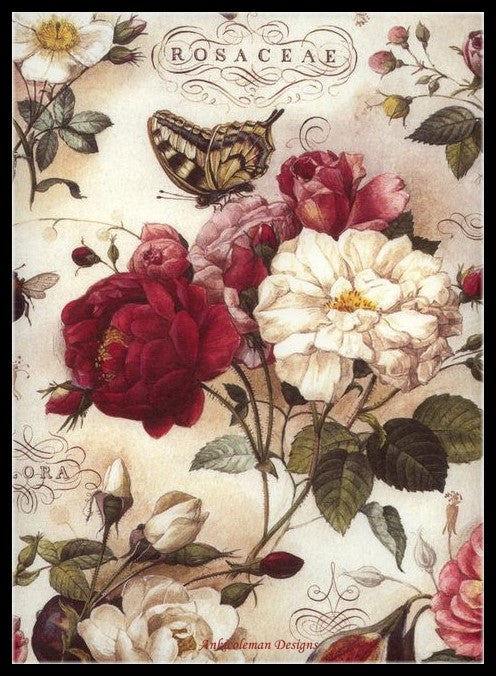 Super Flowers - Counted Cross Stitch Patterns Embroidery Crafts Needlework DIY Chart DMC Color