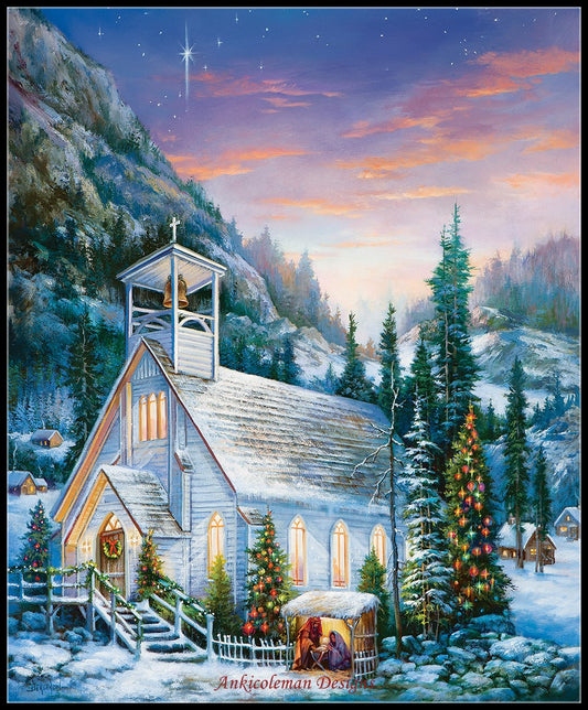 Yuletide Celebration - Counted Cross Stitch Patterns Embroidery Crafts Needlework DIY Chart DMC Color