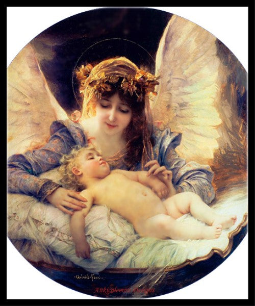 How Angels Help - Counted Cross Stitch Patterns Embroidery Crafts Needlework DIY Chart DMC Color