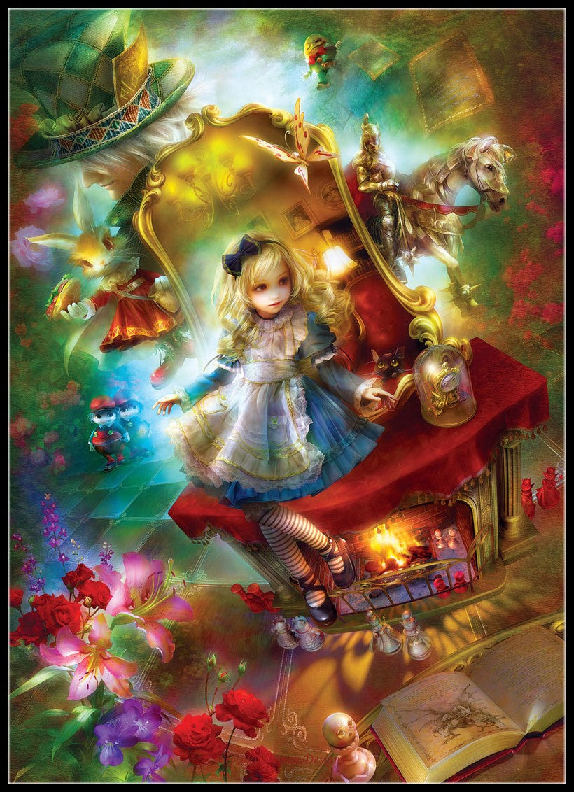 Lost in Wonderland - Counted Cross Stitch Patterns Embroidery Crafts Needlework DIY Chart DMC Color