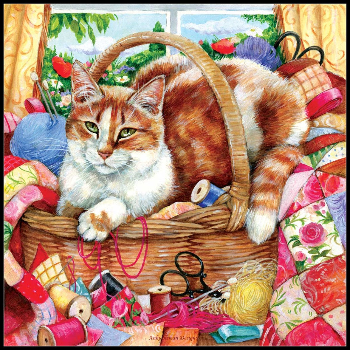 A Perfect Spot - Counted Cross Stitch Patterns Embroidery Crafts Needlework DIY Chart DMC Color