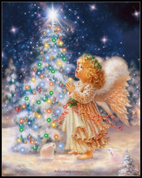 Little Angels 1 - Counted Cross Stitch Patterns Embroidery Crafts Needlework DIY Chart DMC Color