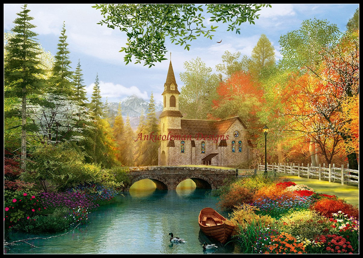 Autumn Nostalgia - Counted Cross Stitch Patterns Embroidery Crafts Needlework DIY Chart DMC Color