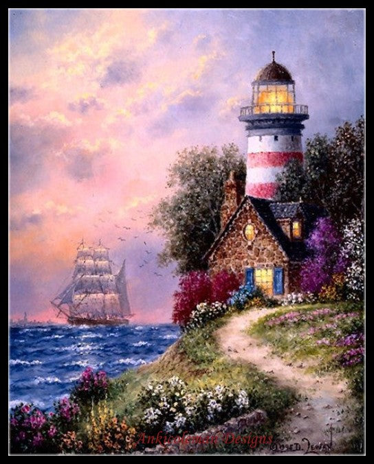 Beacon Ridge - Counted Cross Stitch Patterns Embroidery Crafts Needlework DIY Chart DMC Color