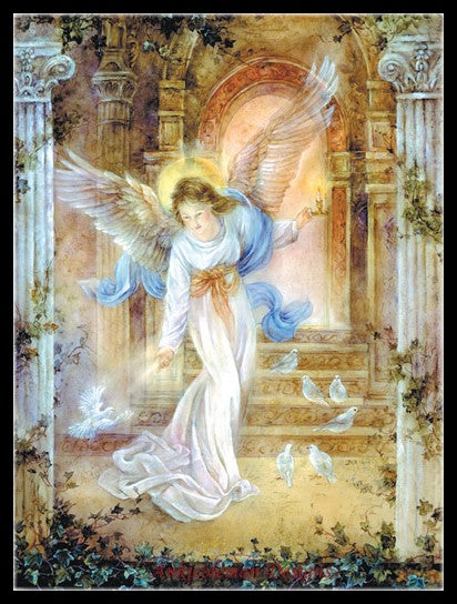 Angel of Light - Counted Cross Stitch Patterns Embroidery Crafts Needlework DIY Chart DMC Color