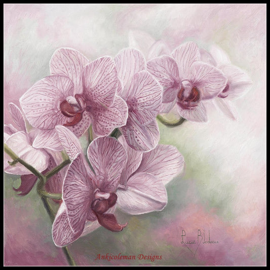 Graceful Orchids - Counted Cross Stitch Patterns Embroidery Crafts Needlework DIY Chart DMC Color