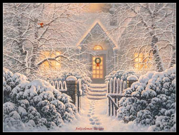 Winter Wonderland - Counted Cross Stitch Patterns Embroidery Crafts Needlework DIY Chart DMC Color