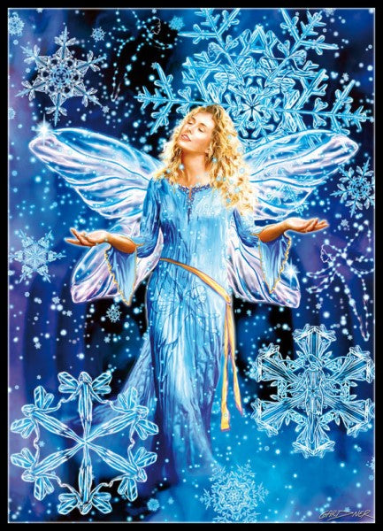 Snow Flake Fairy - Counted Cross Stitch Patterns Embroidery Crafts Needlework DIY Chart DMC Color