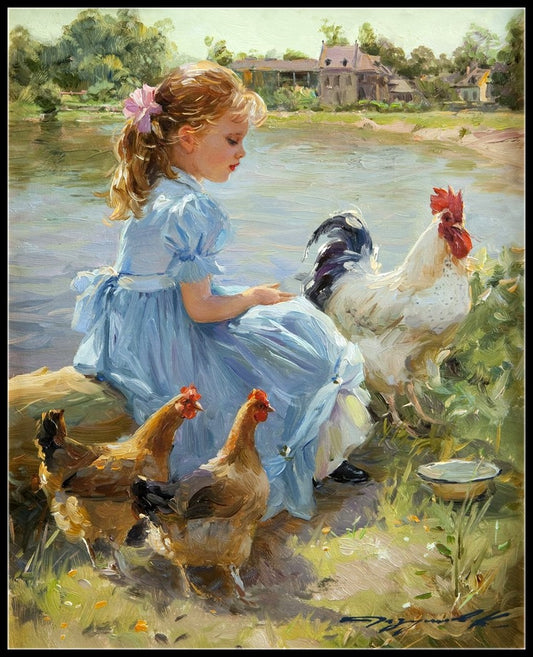 Children's Poultry 3 - Counted Cross Stitch Patterns Embroidery Crafts Needlework DIY Chart DMC Color