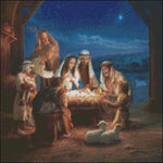 Holy Night 3 - Counted Cross Stitch Patterns Embroidery Crafts Needlework DIY Chart DMC Color