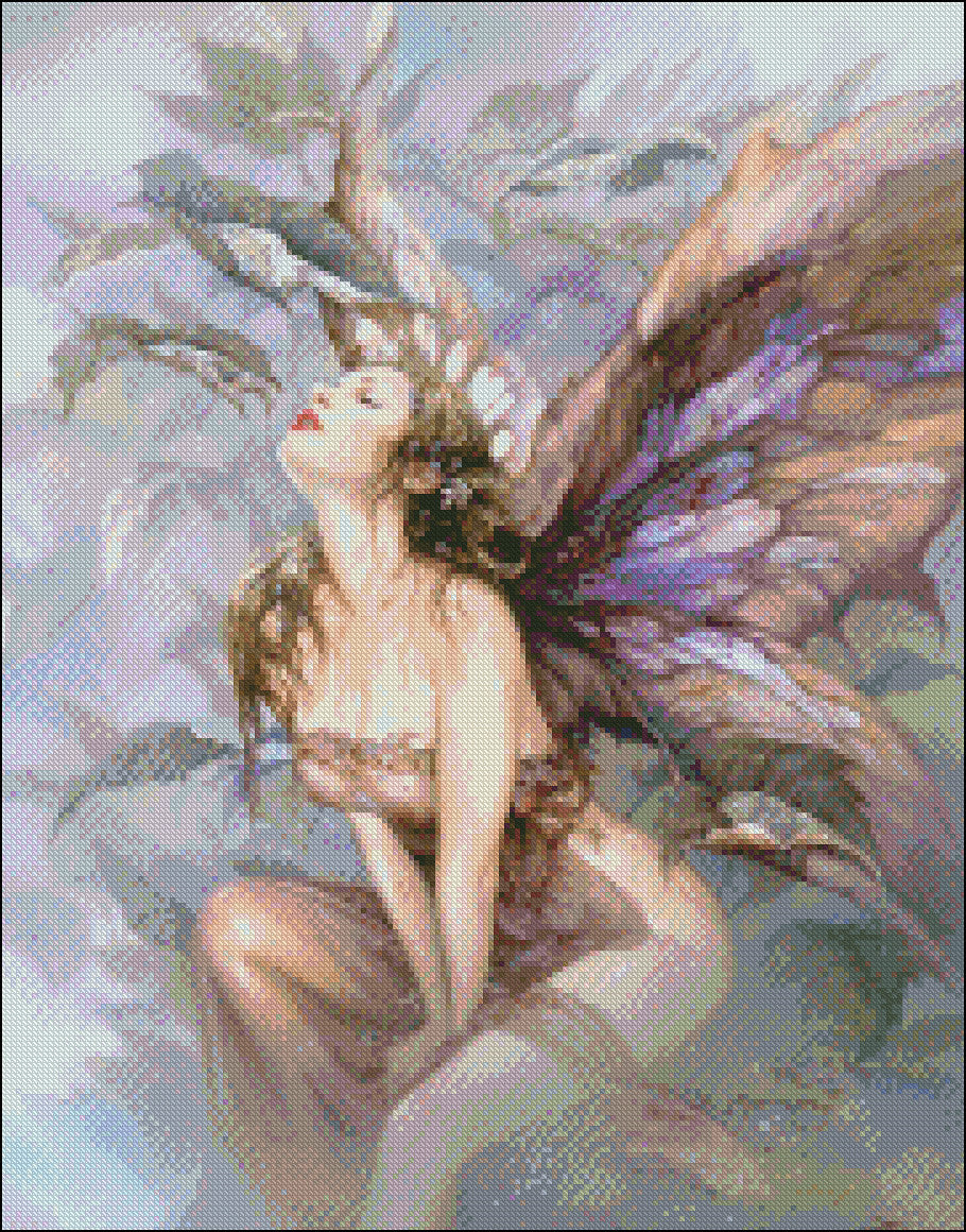 Fairy Collection 2 - Counted Cross Stitch Patterns Embroidery Crafts Needlework DIY Chart DMC Color