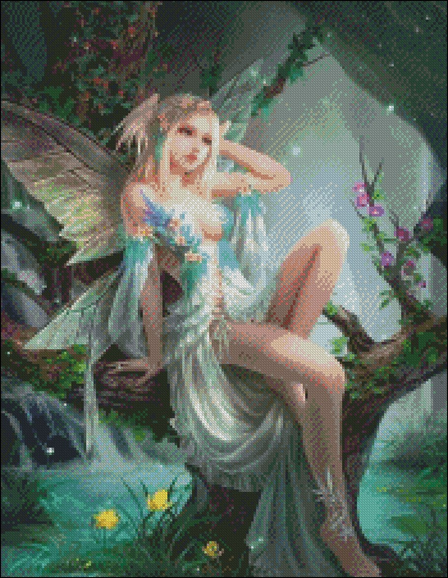 Fairy Collection 2-8 - Counted Cross Stitch Patterns Embroidery Crafts Needlework DIY Chart DMC Color