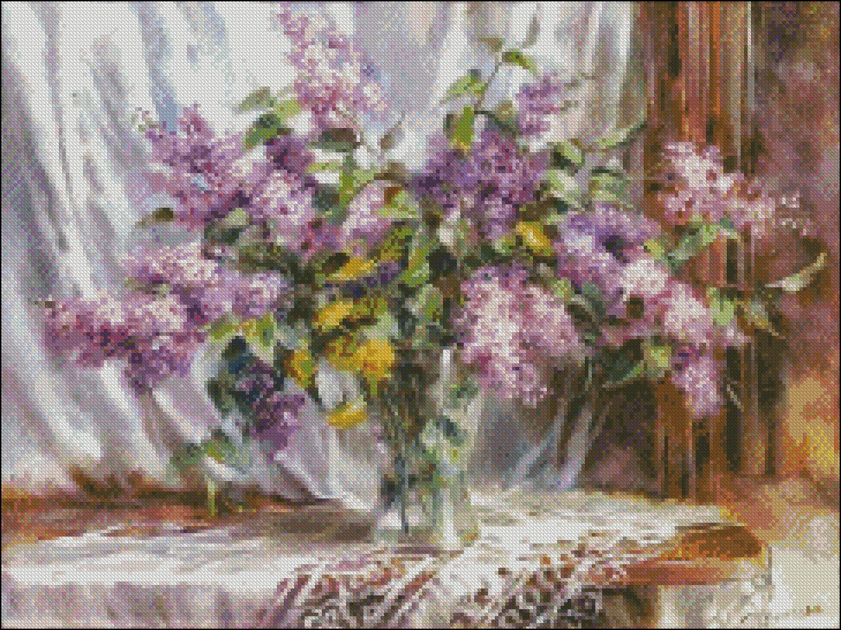 Bouquet Collection 3-11 - Counted Cross Stitch Patterns Embroidery Crafts Needlework DIY Chart DMC Color