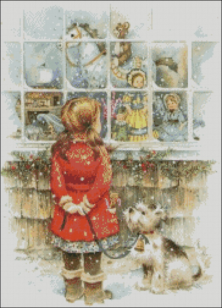 My Childhood Days 1-22 - Counted Cross Stitch Patterns Embroidery Crafts Needlework DIY Chart DMC Color